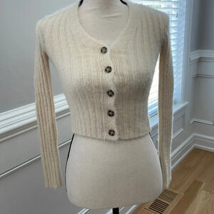 White Fawn (from Tilly’s) Cream Button Up Sweater